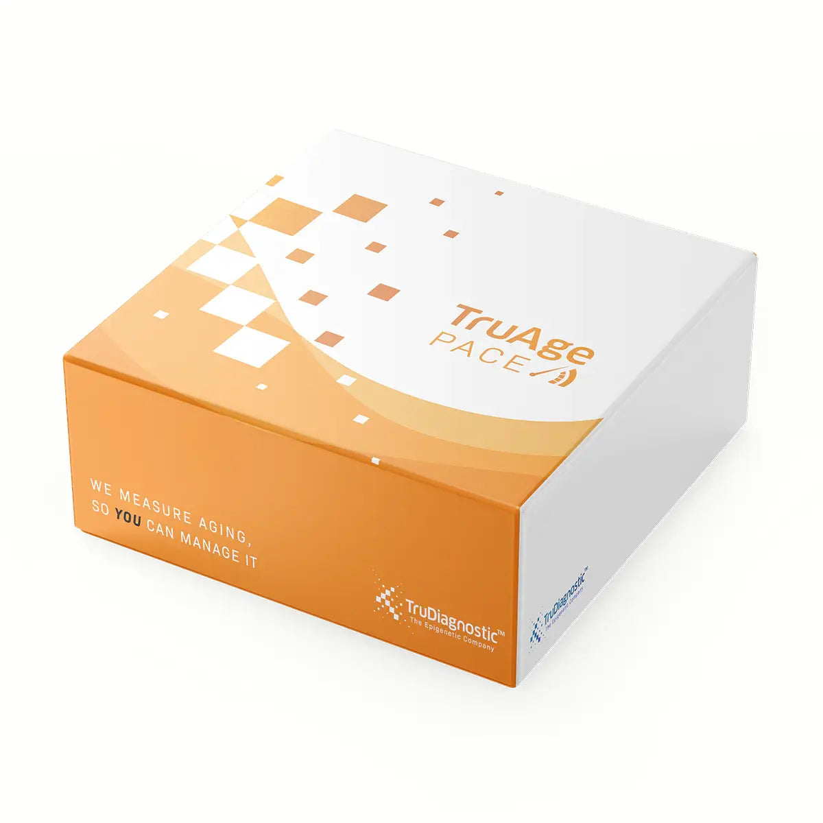 TruAge PACE test kit box with orange and white design for Emagene Life Malaysia functional medicine
